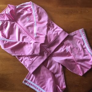 Adidas track suit, little girls. Size S/6.